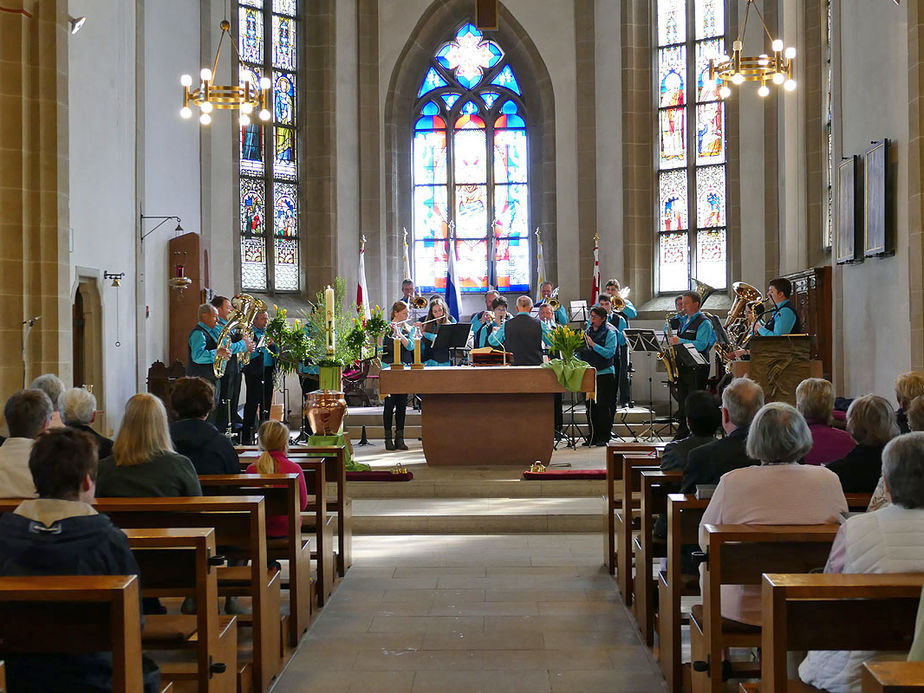 Festgottesdienst für die Kommunionjubilare an Ostermontag (Foto: Karl-Franz Thiede)